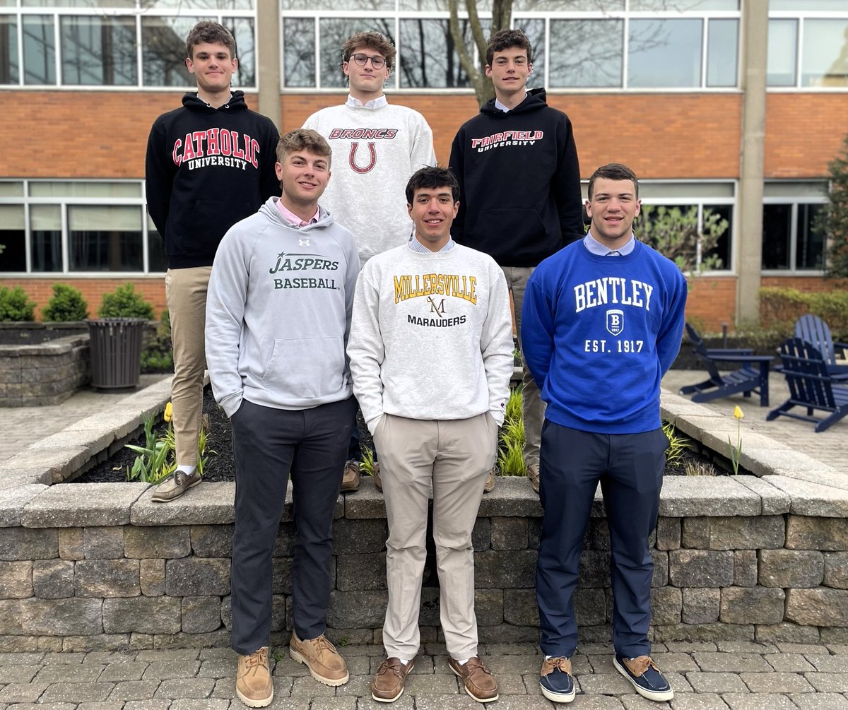 Our fourth &amp; final Committed Athlete Day!
Sebastian Botero - Golf, Millersville
Kieran Campbell - Football, Bentley
Connor Crabtree - Baseball, Manhattan
George Hohenleitner - XC, Fairfield
Dom Lupinacci - Soccer, Catholic
Ryan Wadsworth - Swimming, Rider
<a href="/lschs/">La Salle College High School</a> <a href="/LaSalle_Sports/">La Salle Sports</a>
