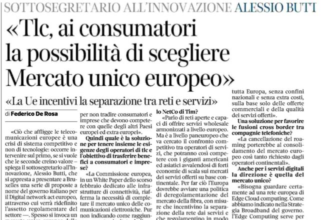 DigitaliansEU's tweet photo. La posizione del SS @AlessioButti_  per conto del Governo Italiano, con riguardo alla possibile riforma del quadro regolamentare europeo. #tlc #telecomunicazioni https://t.co/ezhnmLoAO7