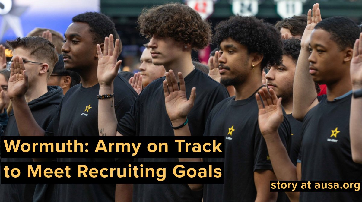 .@SecArmy Wormuth: #USArmy on Track to Meet #Recruiting Goals Service’s Efforts are Showing Results as Leaders Aim to Grow the Force #ReadMore: loom.ly/WcdNul0 #leader #results