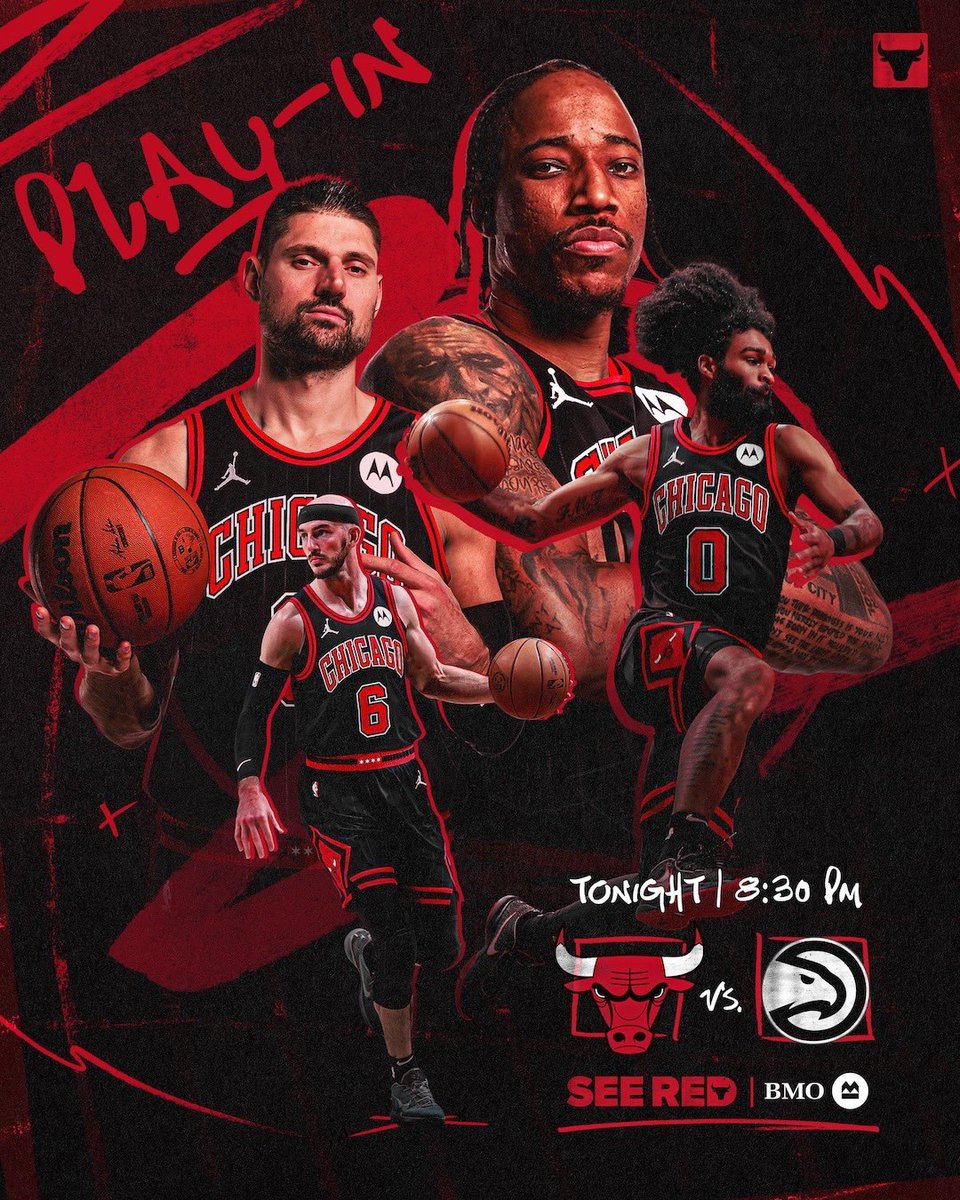 It all comes down to this. ⏰ 8:30 pm CT 📺 ESPN 📻 @WBBMNewsradio @BMO_US | #SeeRed