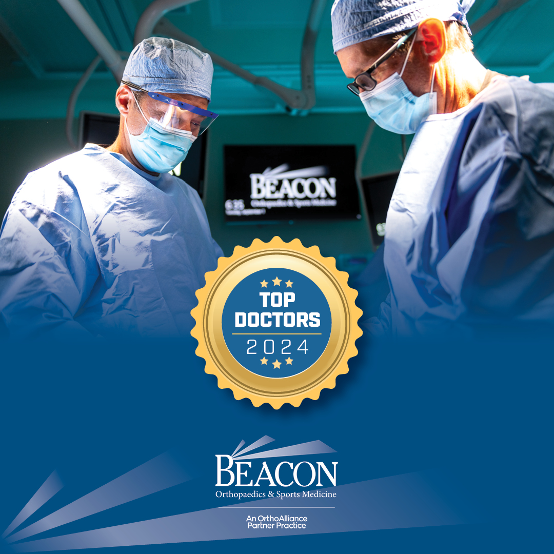 Did you know the American Academy of Orthopaedic Surgeons predicts the number of orthopaedic surgeons in the U.S. will decrease 14% by 2050? At Beacon, meanwhile, we're continuing to grow and now have 60 physicians, all of whom were just named Cincinnati Magazine Top Docs.