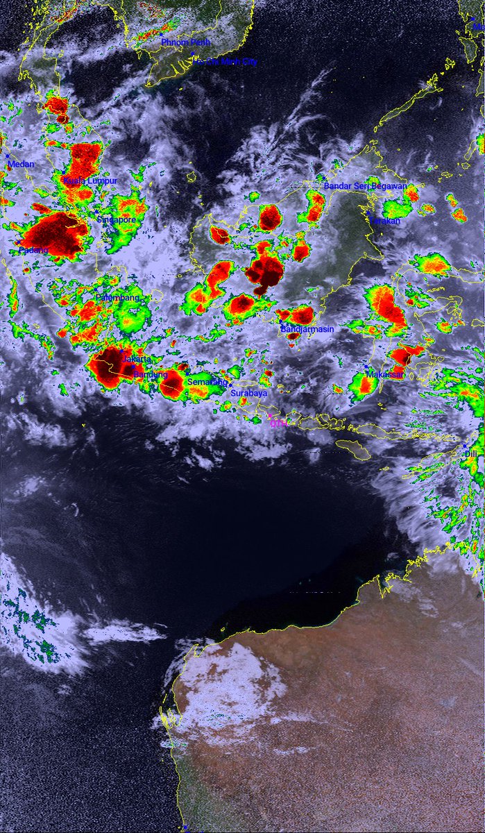 Jutahariadi's tweet photo. NOAA-15 #APT over Bali, 11:45 utc.
Using #MCIR with #Rain enhancement.
#WX #NOAA15 https://t.co/zRThc6czdF
