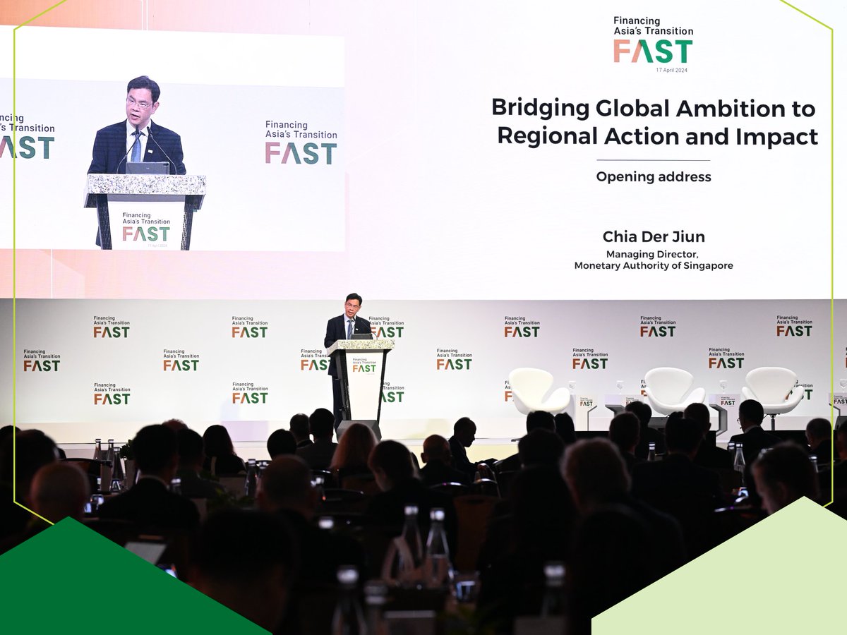 Temasek's tweet photo. Day 3 #Ecosperity Week 2024 #FASTConference Highlights: Our Vice Chairman, Sustainability, Steve Howard, shared if our imperative to address climate change comes from safeguarding the planet for future generations, people must then be placed at the centre of the green transition. https://t.co/vmBQRbYoUb