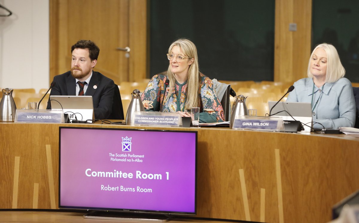 'This plan has the voices of children and young people throughout.' - Commissioner, @NicolaKillean The Children and Young People's Commissioner Scotland, @CYPCS, presented their Strategic Plan for 2024-2028 to @SP_ECYP this morning. Watch online 📺🔗 ow.ly/VZ5y50Ri3Uo