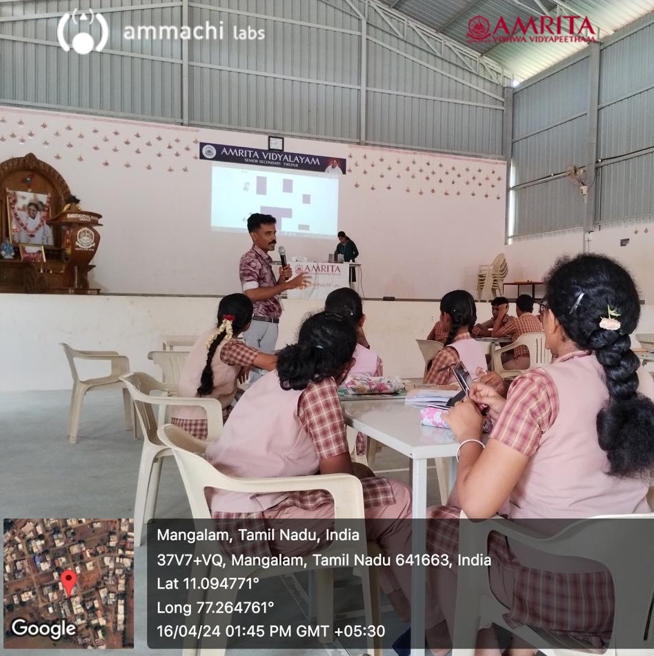 ammachilabs's tweet photo. April 16th - @AMMACHILabs 12 hours workshop on Game Development and AI as part of "The Second Foundation" project, exploring coding and creativity at #AmritaVidyalayam, Tirupur, Tamil Nadu.

#TheSecondFoundation #InnovationInProgress #AMMACHILabs #AmritaVidyalayamTirupur 🌟🔍 https://t.co/5XXDzhs6PV