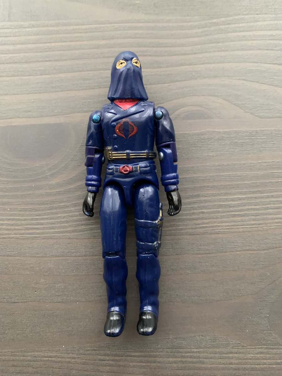 From the collection: Hooded Cobra Commander!

#GIJoe #YoJoe #ARAH #80s #80sToys #ActionFigures #Collectibles #GIJoeCollector #GIJoePhotography #JoeNation #ToyPhotography #VintageToys