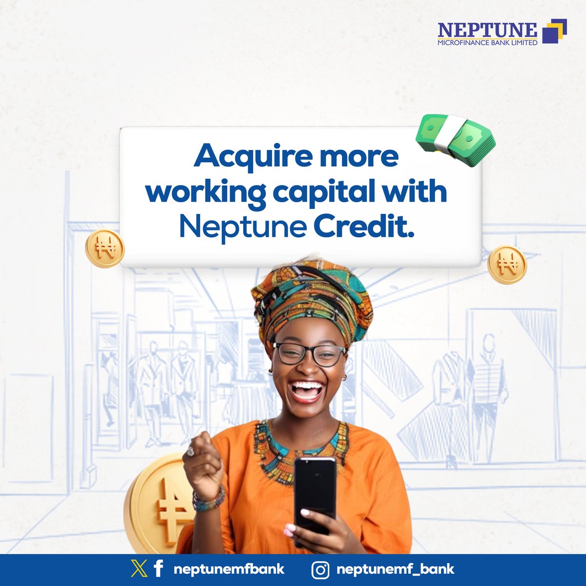 Seeking additional working capital? Neptune credit is the answer!

#WorkingCapital #NeptuneCredit #NeptuneCares