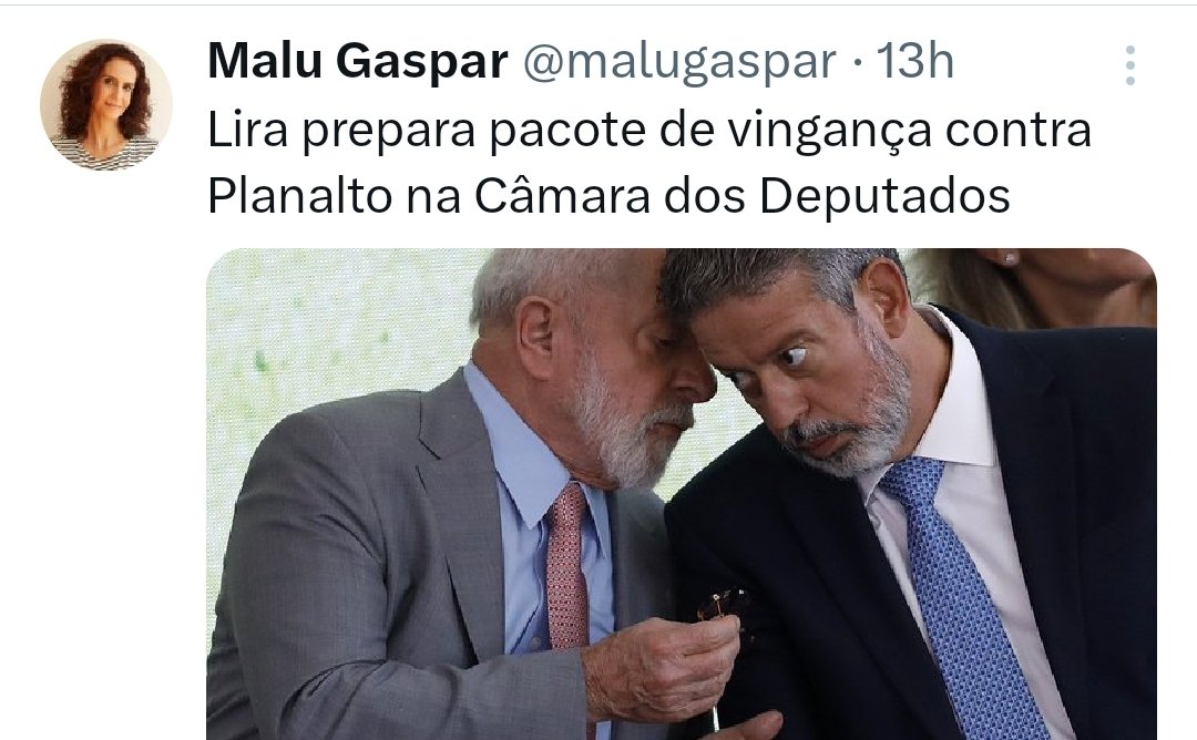 Lula avisou.