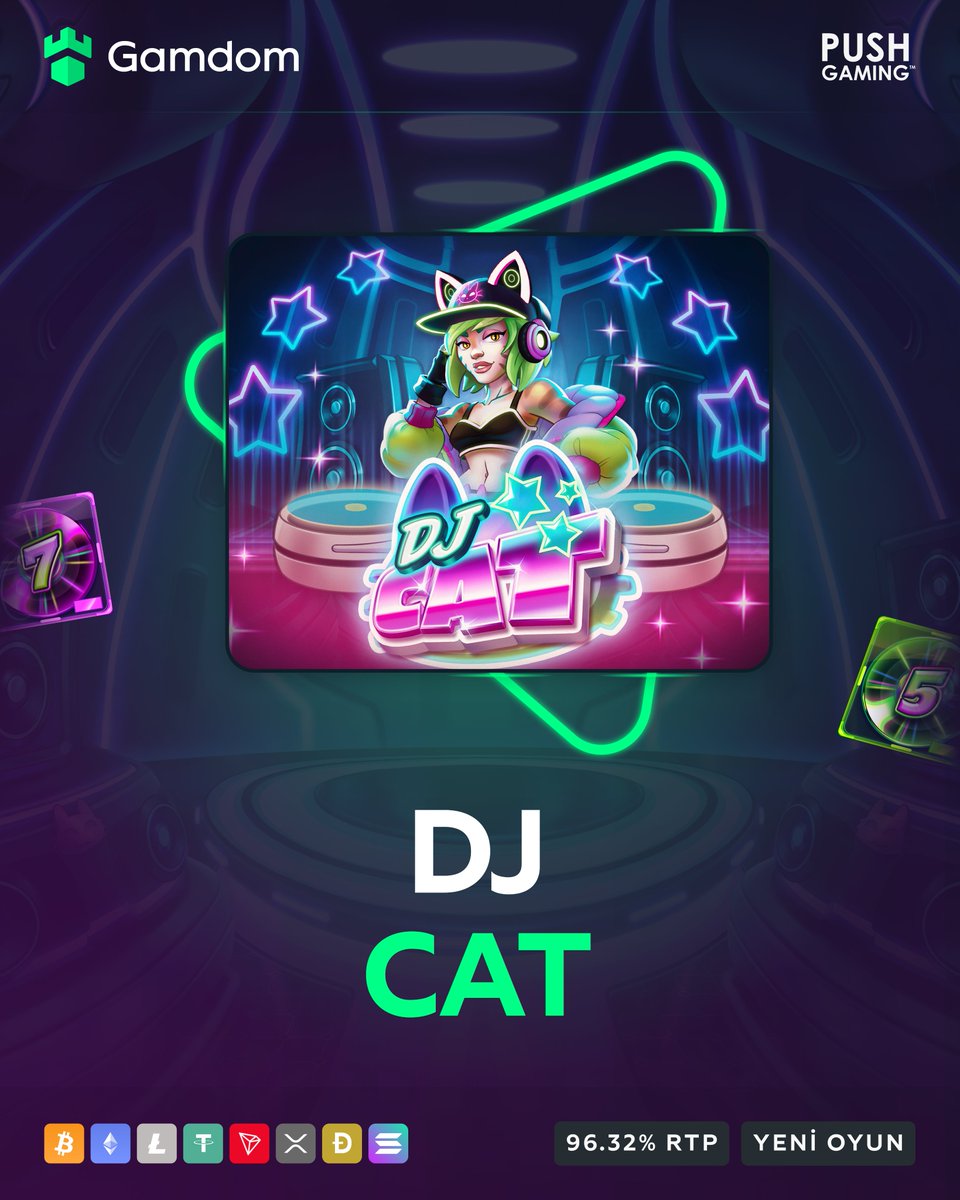 🎧🐱 Yeni Oyun: Push Gaming'den DJ Cat! 🐱🎧

DJ Cat ile eğlenmeye hazır mısın? Maksimum 10.000x'lik devasa bir kazançla eğlence asla bitmez!🎵

Oyunun tadını çıkarmanız için ücretsiz çevirmeler veriyoruz!

-💚+🔁+ Bir Arkadaşını Etiketle
-Yoruma kullanıcı numaranı bırak

Ritmin