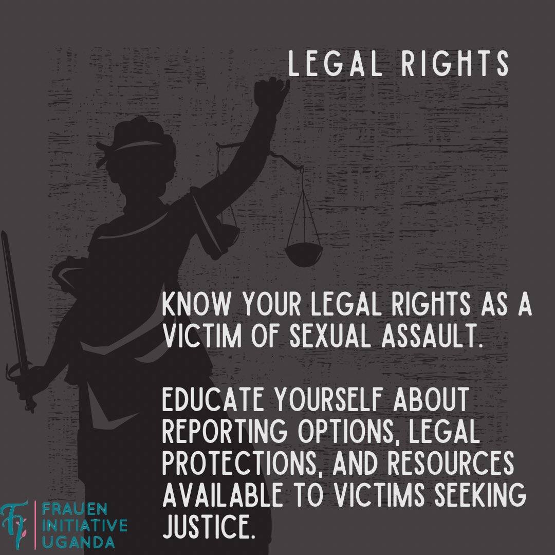 Know your rights, know your power. In Uganda, there are some organizations like @WomenProbono that are there to help you! #SexualAssaultAwarenessMonth