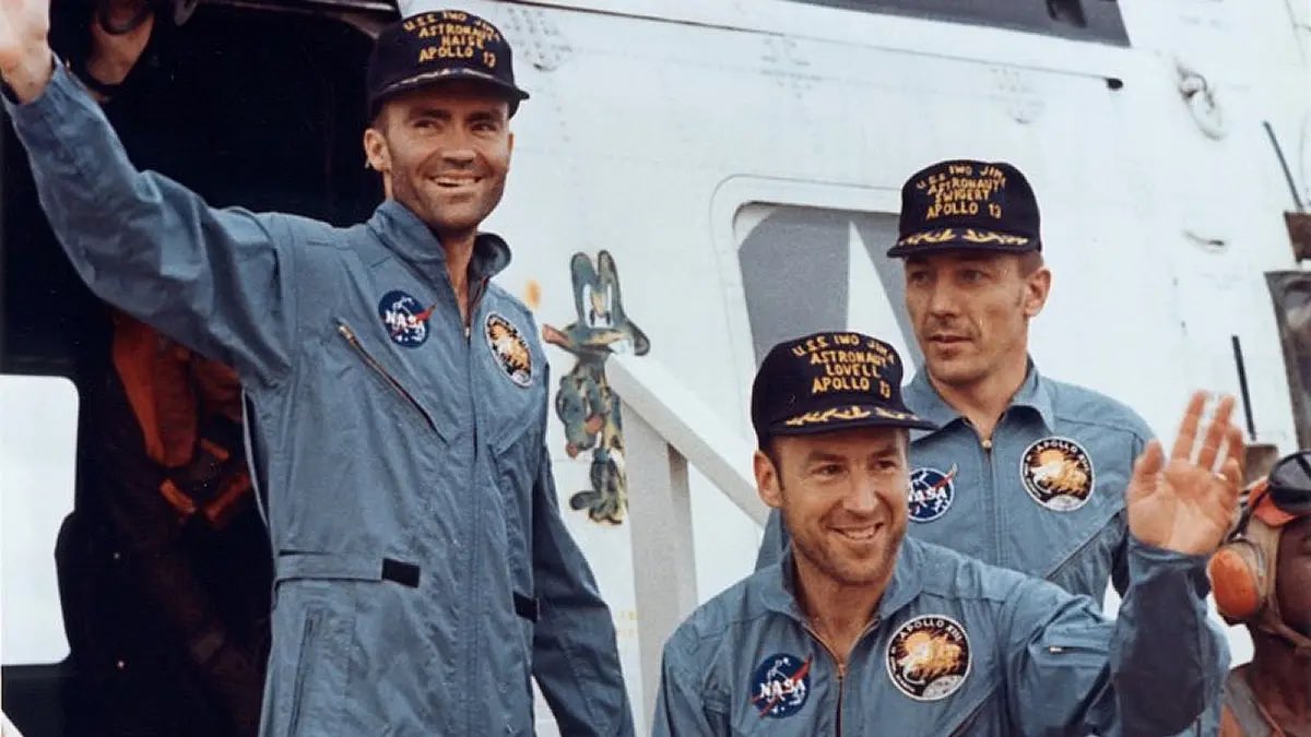 April 17, 1970 Apollo 13, a U.S. lunar spacecraft that suffered a severe malfunction on its journey to the moon, safely returns to Earth, disaster struck when oxygen tank 2 blew up in the spacecraft. Swigert reported to mission control on “Houston, we’ve had a problem here,”