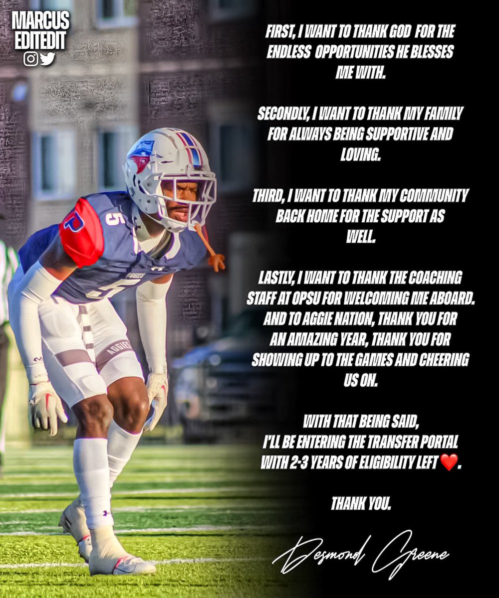 MarcusEditedIt's tweet photo. ALL TRANSFER ATHLETES HIT ME UP FOR GRAPHICS IF YOU NEED ONE DONE! #transferportal #CollegeFootball 
My Work is Down Below⬇️ https://t.co/YJ8E4v3wxU