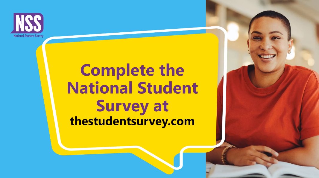 📢 Final year students, we want to hear from you! The National Student Survey (NSS) is closing soon – your views can make a difference, so complete the anonymous survey by 30 April 2024. Take part today: thestudentsurvey.com #HelloSuffolk #UniOfSuffolk #NSS2024 @nss_ipsos