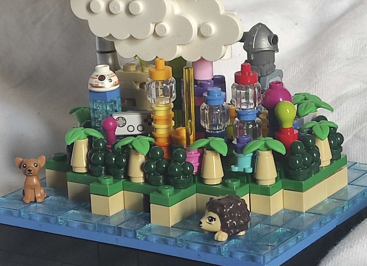 I built Egghead Island out of LEGO! #OnePiece