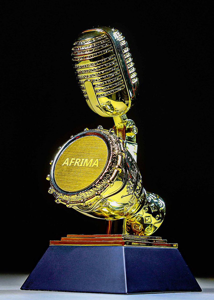 Here's a view of the crown jewel of African music excellence! at AFRIMA , have a look at the stunning beauty of our trophy, What do you think of our trophy ? how's the view from your side ?,Let us know in the comments below! #AfricanMusic #Excellence #Trophy #ShareYourThoughts