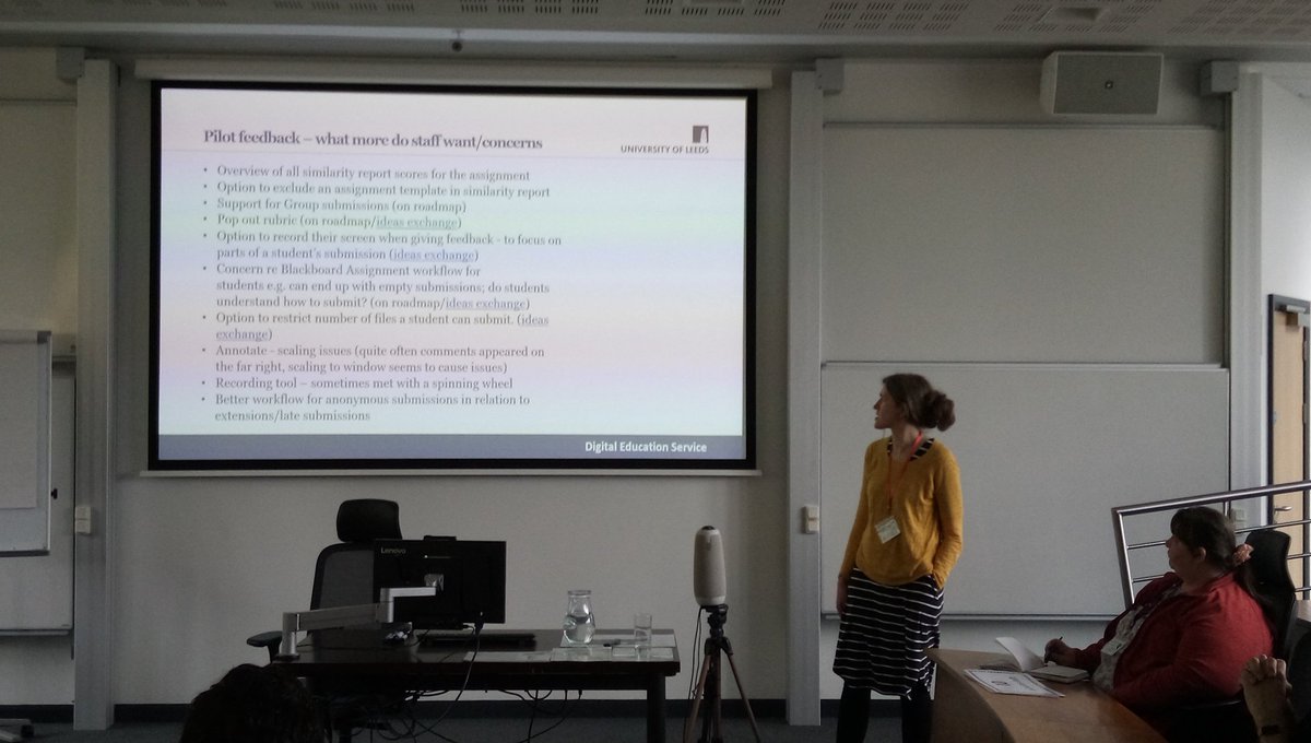Chris 'no longer here' Boon (@c1boon) on Twitter photo Feedback from pilot using Blackboard-TurnItIn deep integration at Leeds <a href="/m_barrand/">Melanie Barrand</a> #durbbu Feedback from pilot using Blackboard-TurnItIn deep integration at Leeds <a href="/m_barrand/">Melanie Barrand</a> #durbbu