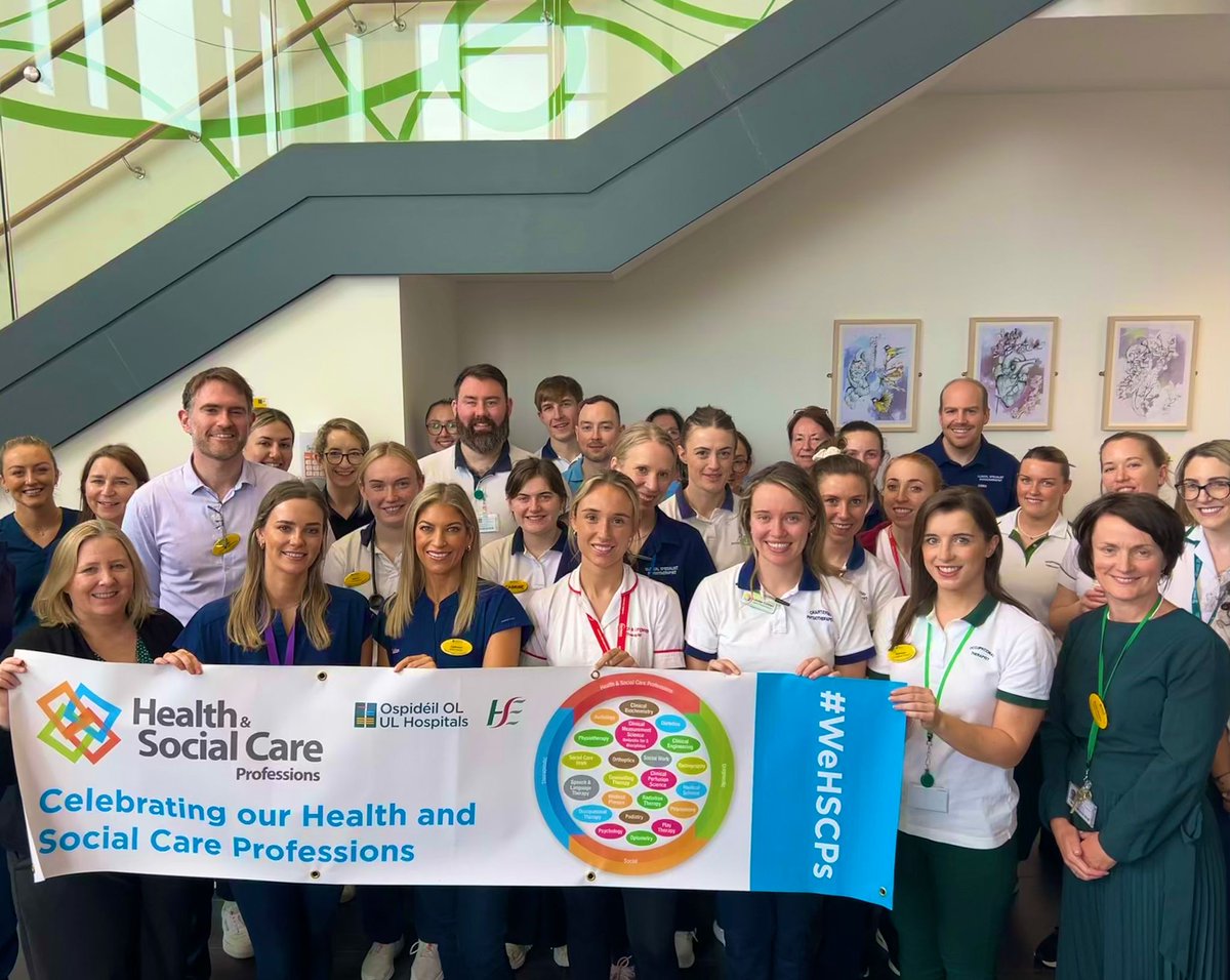 Today is Health & Social Care Professionals Day. It’s about recognising & celebrating the work of HSCPs who provide patient-centred interventions in therapeutic, rehabilitative social care & diagnostic services.Thank you for your commitment to delivering quality care #HSCPDay2024