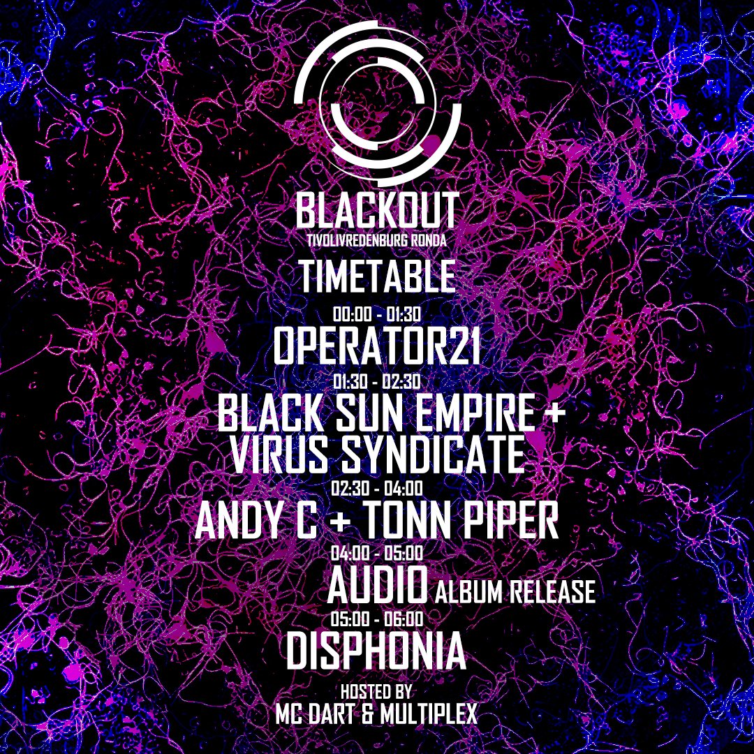 Timetable for Blackout Utrecht this Friday! Tickets: tivolivredenburg.nl/agenda/blackou…