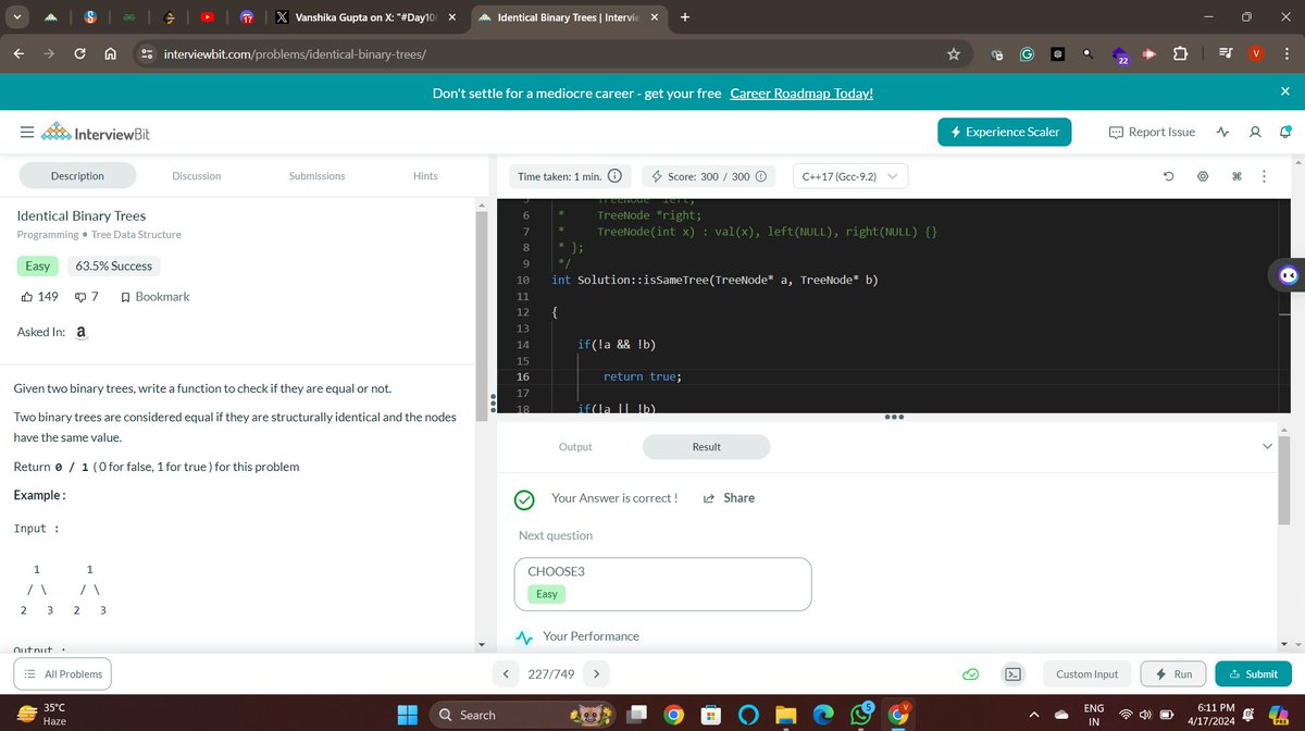 #Day107 of #365daysofcodescaler Challenge with
@scaler_official

#scalerdiscord #codewithscaler #365daysofcodescaler #365DaysofCode