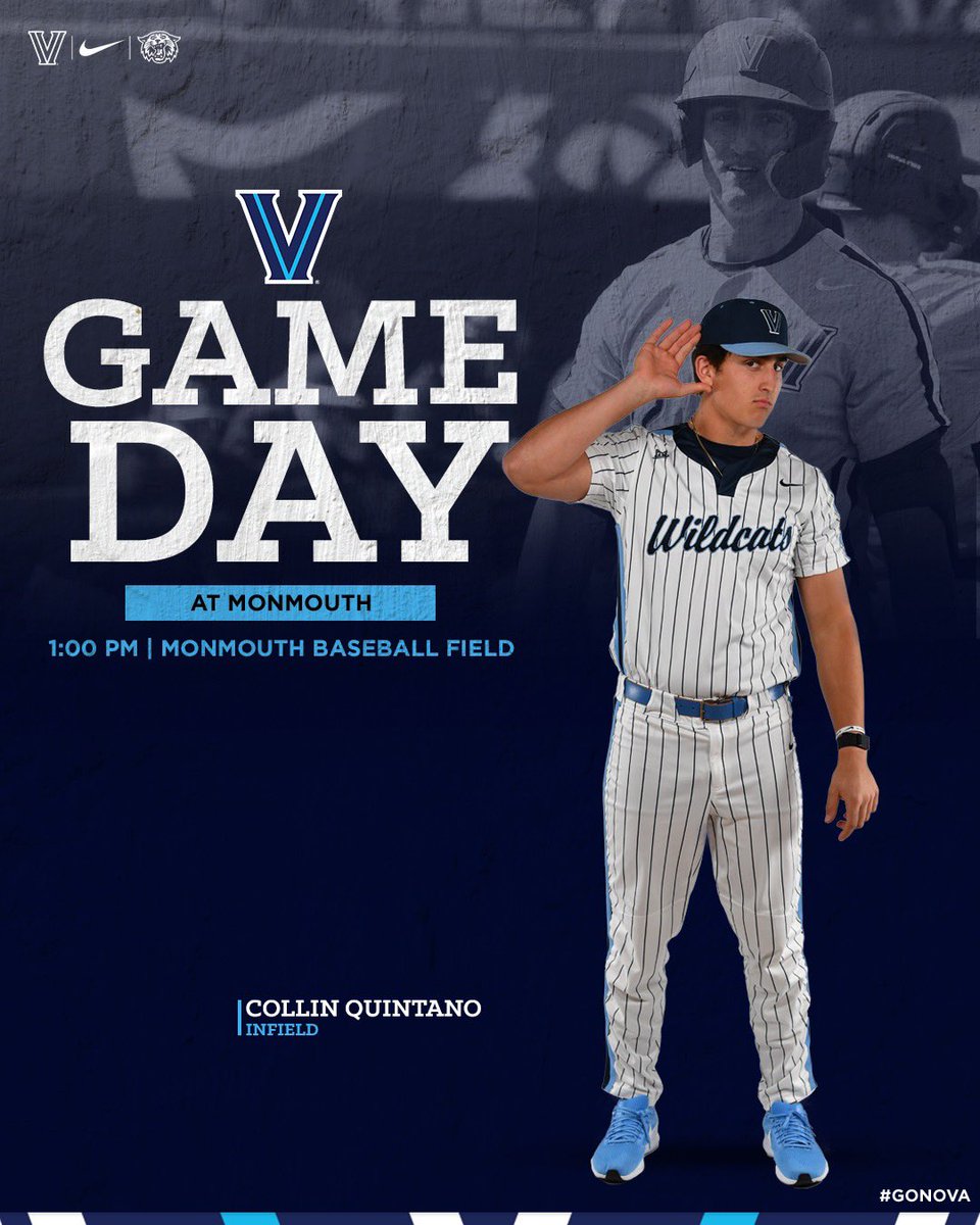 VUBaseball's tweet photo. ๐๐๐๐๐๐๐โพ๏ธโผ๏ธ
๐: West Long Branch, NJ
๐: Monmouth
๐: 1:00 PM
๐บ: FloSports
๐: https://t.co/CAsMtN3U5Q
#VUBase #GoNovaโ๏ธ https://t.co/xchjeCsNpy