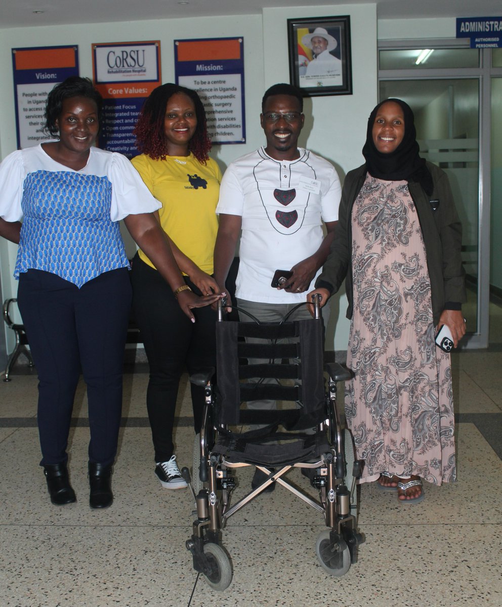 Today is our Clinic Day for patients with Cerebral Palsy. Many of our clients require wheel chairs for mobility, yet we have a limited number. We are grateful to Ms. Swabilah who recently donated a wheel chair to CoRSU. #donation #disabilities #LeaveNoOneBehind #togetherwecan