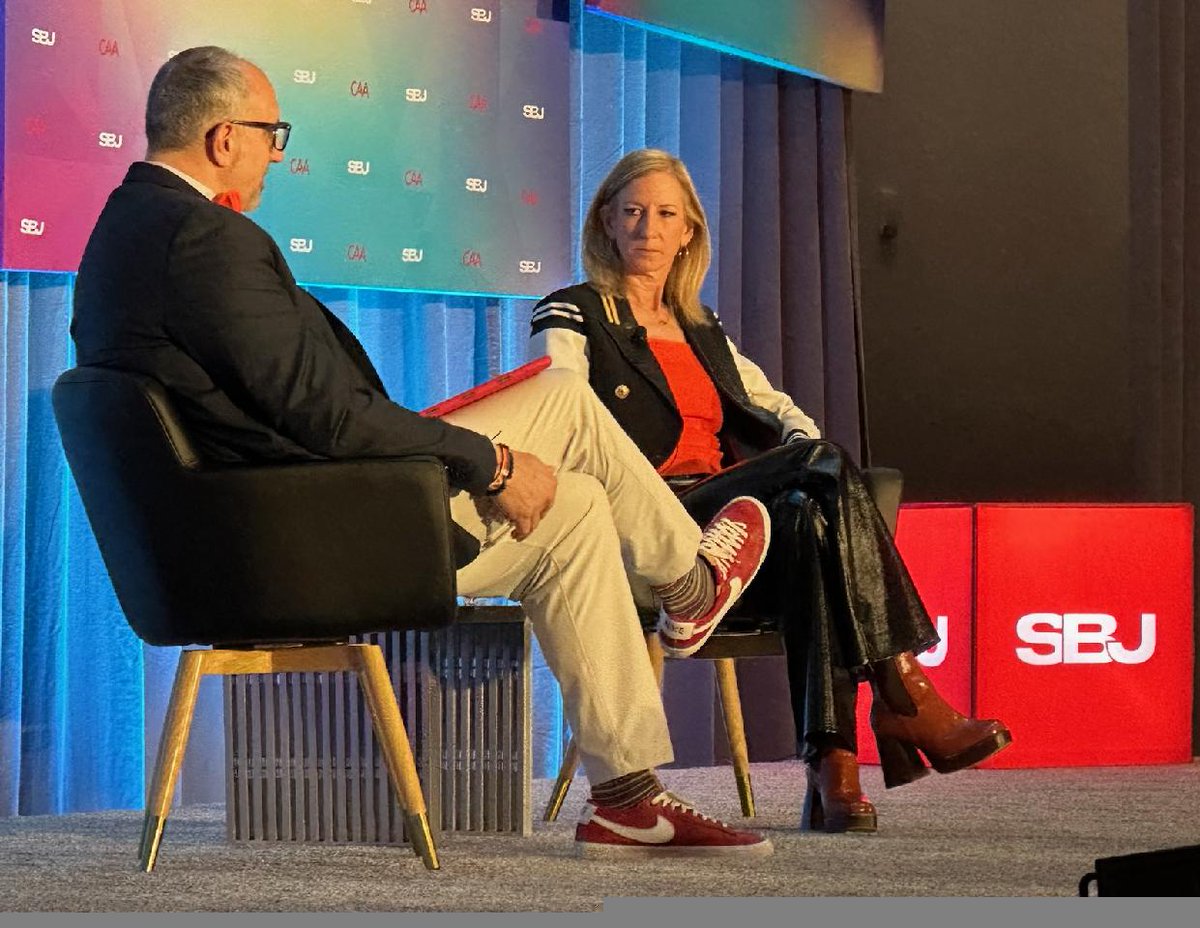 'Our next media deal.. streaming and linear...will set the league up for success not just for 3 to 5 years but probably for three decades.' @CathyEngelbert #wnba #wcos2024 #sportsbiz #media