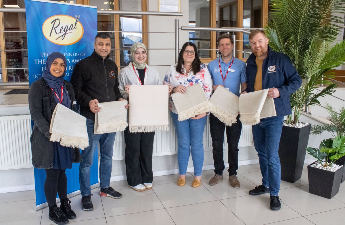 Following on from our visit to @MartinHouseCH, it was great to welcome some of the team to Regal House today to present them with prayer mats for their newly developed Sanctuary. Thank you to Chris, Saana and Nadhia, we hope to see you again very soon.