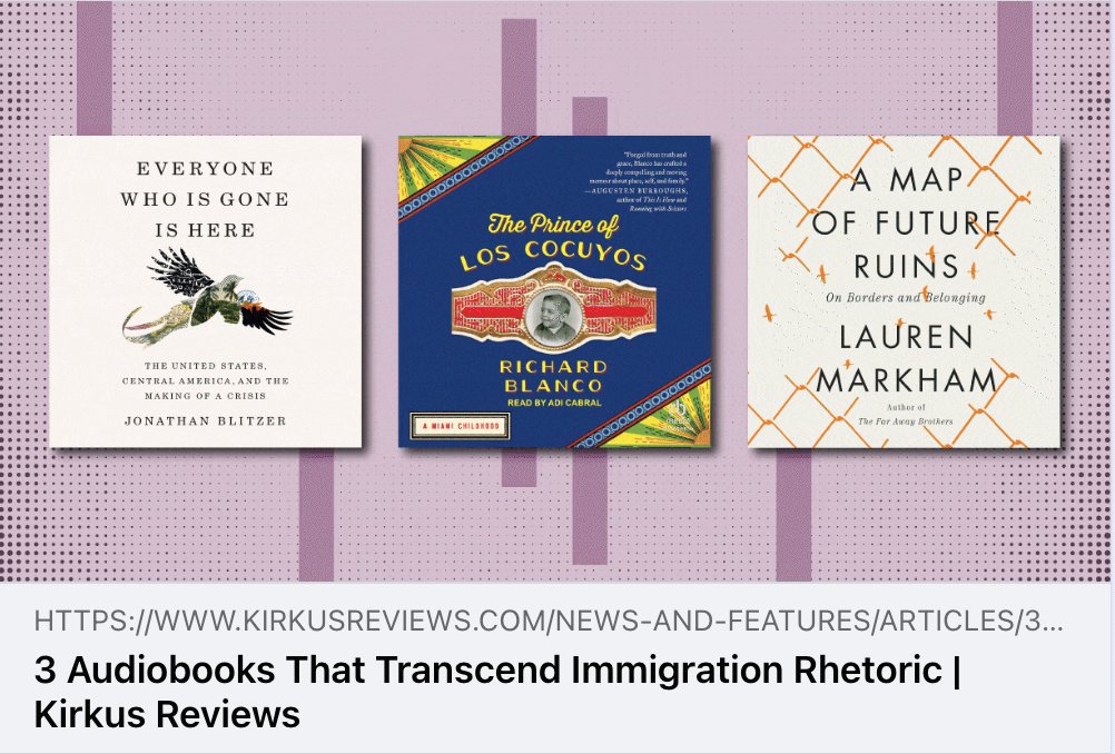 Grateful to Marion Winik for the wonderful write-up in the @KirkusReviews. ➡️kirkusreviews.com/news-and-featu…⬅️ Visit @audiobooks_com to receive 70% off your purchase through the end of April! ➡️audiobooks.com/promotions/pro…⬅️