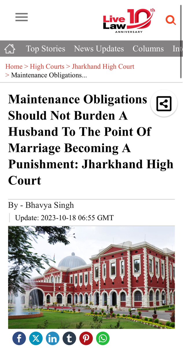 The high court is trying to save a deeply rotten marriage institution, which is at present only a burden on men. #MarriageStrike