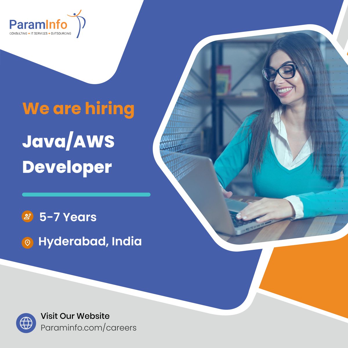 𝐉𝐨𝐛 𝐓𝐢𝐭𝐥𝐞: Java/AWS Developer 📢
𝐀𝐩𝐩𝐥𝐲 𝐍𝐨𝐰: bit.ly/49AYmLX 👈
𝐄𝐱𝐩𝐞𝐫𝐢𝐞𝐧𝐜𝐞: 5-7 Years
𝐋𝐨𝐜𝐚𝐭𝐢𝐨𝐧: Hyderabad, India

#Applynow #Indiajobs #Hyderabad #Java #awsdeveloper #awslambda #springboot #restapis #JSON #Linux #AWSArchitecture #paraminfo