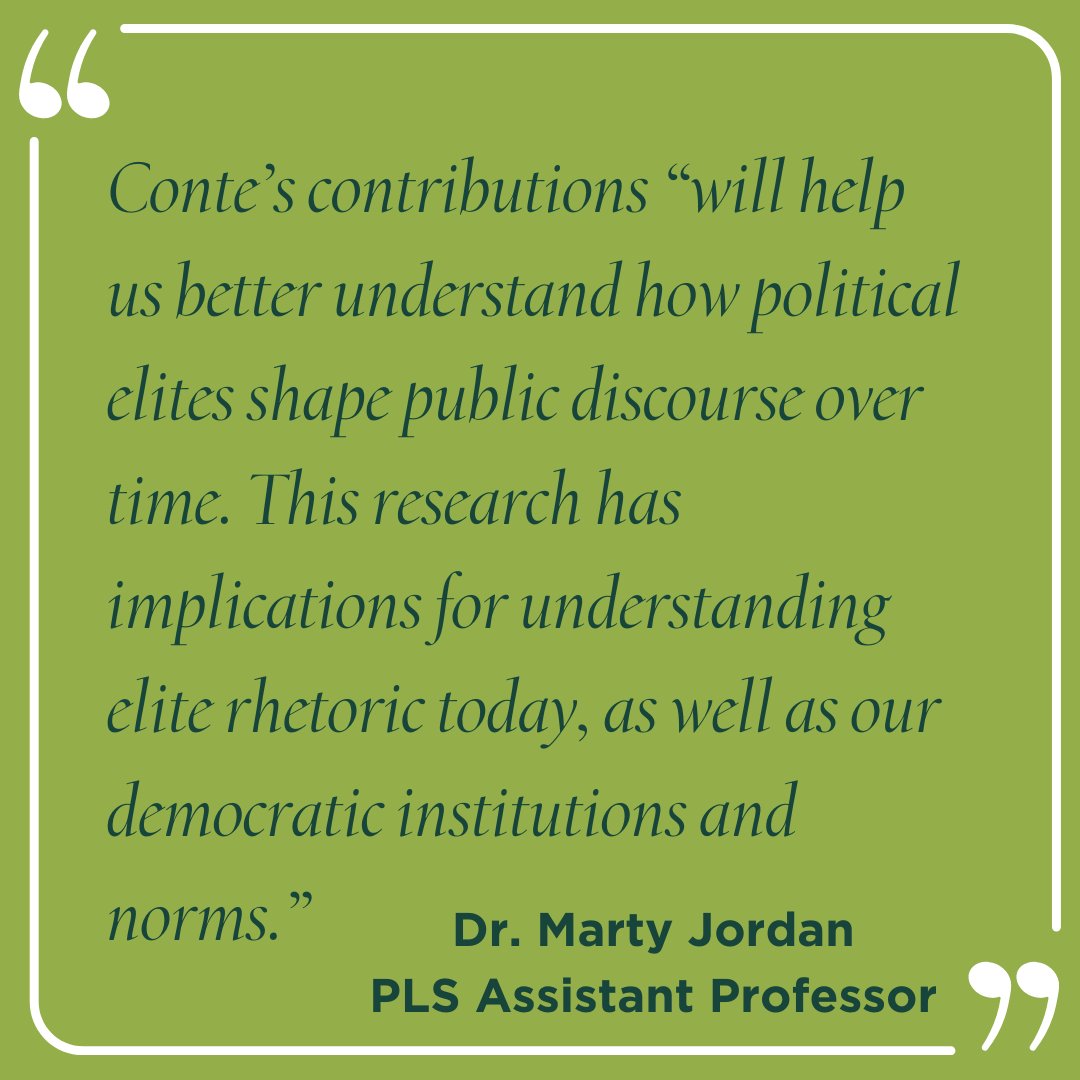 Today we are celebrating our PLS Undergraduate Research Award winner Michael Conte, whose work 'will help us better understand how political elites shape public discourse over time.' Congratulations, Michael! polisci.msu.edu/news-events/ne… #MSUSocialScience #YesPLS