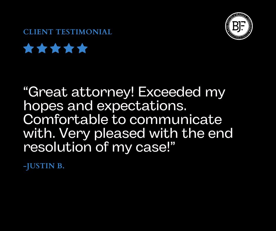 Thank you, Justin, for the testimonial! I am happy to hear that I exceeded your expectations as your attorney! For more client feedback, visit my website.
#defenseattorney #criminaldefense

bit.ly/3lTfkQG