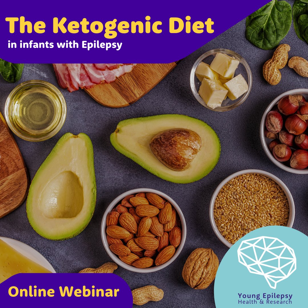 Join us tonight at 6pm for an informative session on the #ketogenic diet in #epilepsy management! Our webinar covers the science behind the #keto diet, benefits for infants with epilepsy, & a parent's experience. Don't miss out! Register: youngepilepsy.org.uk/what-we-do/hea… #EpilepsyResearch