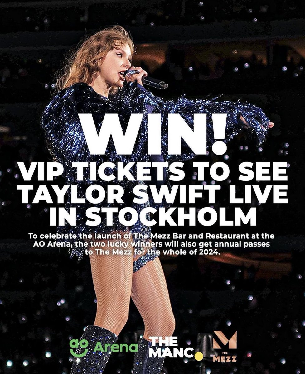 ICYMI ⚡️ Check out our @taylorswift13 competition: tinyurl.com/2a2pb8cm 🎉 Are you going to be our lucky winner!? 

 #Swiftie #Swifties #taylorswift #TaylorSwiftErasTour