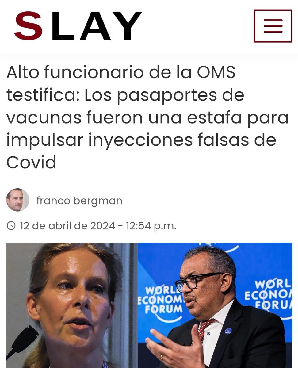 Buenrolloreturn's tweet photo. De nuevo los negacionistas tenían razón.

Los pasaportes covid una estafa para que la gente se inyectará productos cancerígenos (vacunas covid) https://t.co/qd4rf3qaBd