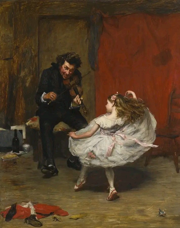 John Pettie 
The Rehearsal, 1867.