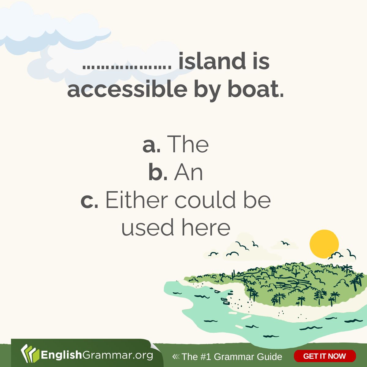 What do you think? Find the right answer here: englishgrammar.org/definite-and-i… #amwriting #writing #grammar