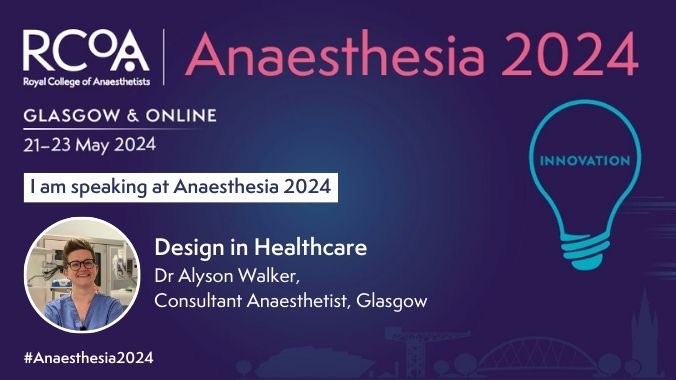 Alyson Walker (@alysonwalkerrhc) on Twitter photo Using design methods helps to drive healthcare improvement.
Looking forward to sharing ideas with my anaesthetic colleagues on home soil.
<a href="/RCoANews/">Royal College of Anaesthetists</a> #Anaesthesia2024
#design #codesign #creativityinhealthcare Using design methods helps to drive healthcare improvement.
Looking forward to sharing ideas with my anaesthetic colleagues on home soil.
<a href="/RCoANews/">Royal College of Anaesthetists</a> #Anaesthesia2024
#design #codesign #creativityinhealthcare