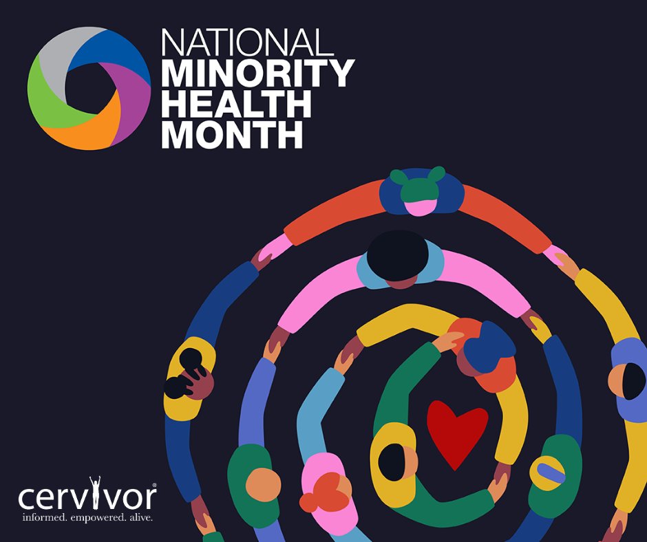 🌟 April is #NationalMinorityHealthMonth, spotlighting healthcare #disparities in minority communities. Regular #CancerScreenings are crucial for #EarlyDetection. The pandemic highlighted the importance of preventive care. Schedule your exams today! #PreventiveCare #Cervivor