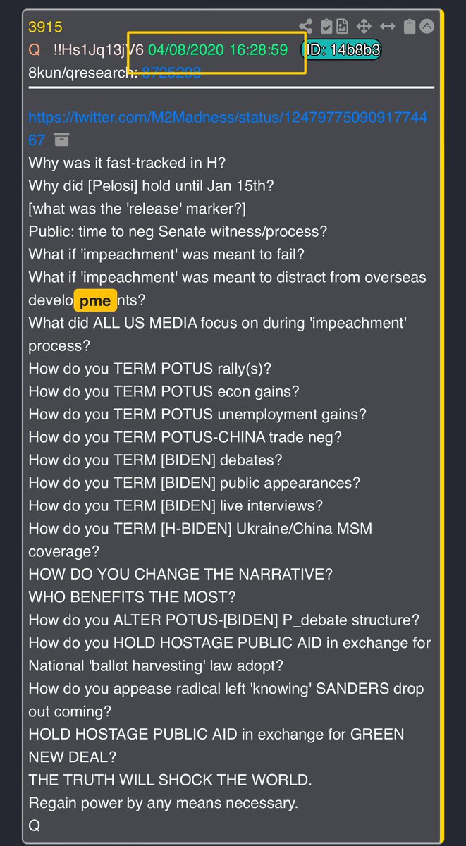 pmE? 🤔 Search for pmE you get 17 drops. 🍿 💧4277 is EyeDropMedia 😁 💧3915 - Habbening Now 💥 How do you TERM POTUS rally(s)? How do you TERM POTUS econ gains? How do you TERM POTUS unemployment gains? How do you TERM POTUS-CHINA trade neg? How do you TERM [BIDEN] debates? How…