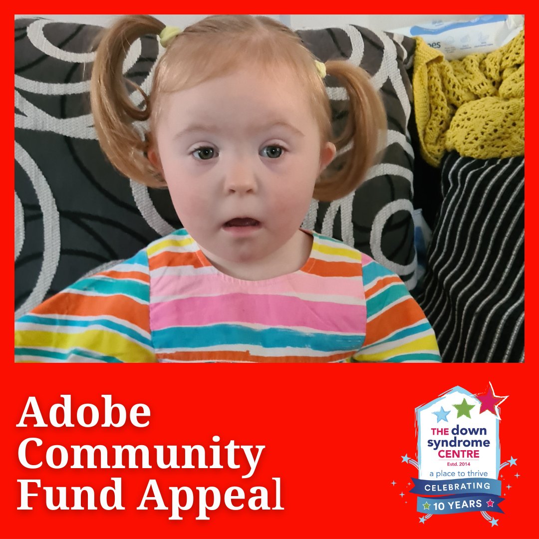 Do you work for Adobe or know anyone who does? The #Downsyndromecentre is seeking an nomination for the Adobe Community Fund which can only come from a company employee. We rely on public & corporate donations to fund our services. Help us get a referral if you can.