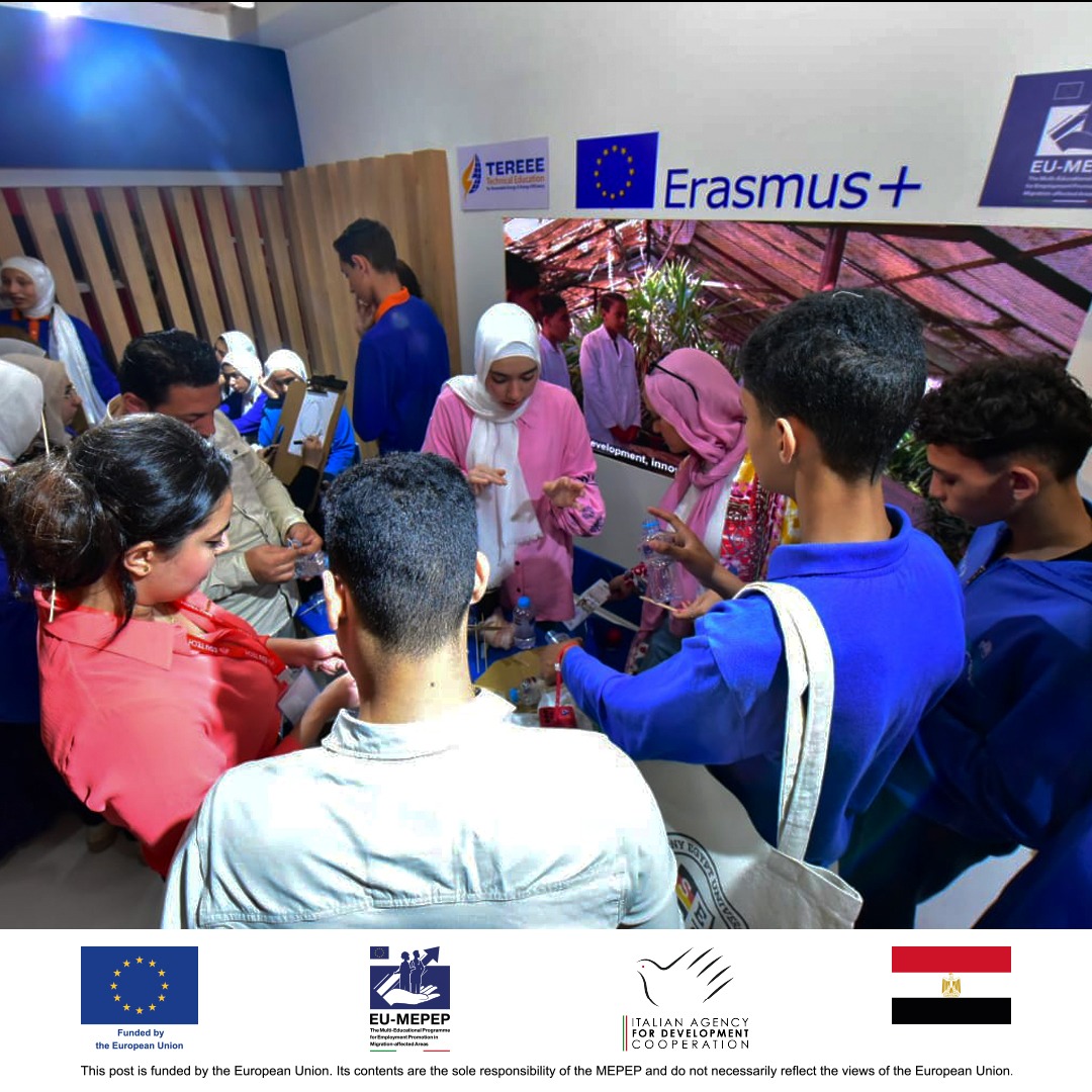 Happing Now:
Live photos from MEPEP Programme participation in EDUTECH 2024.
Stay tuned.
#EUinEgypt #TVET_EGYPT #EU4Egypt #EU4Education #TeamEurope #YearofSkills 
#vocationaleducation #sustainabledevelopment #TVET #EDUTech
#European_Union_in_Egypt