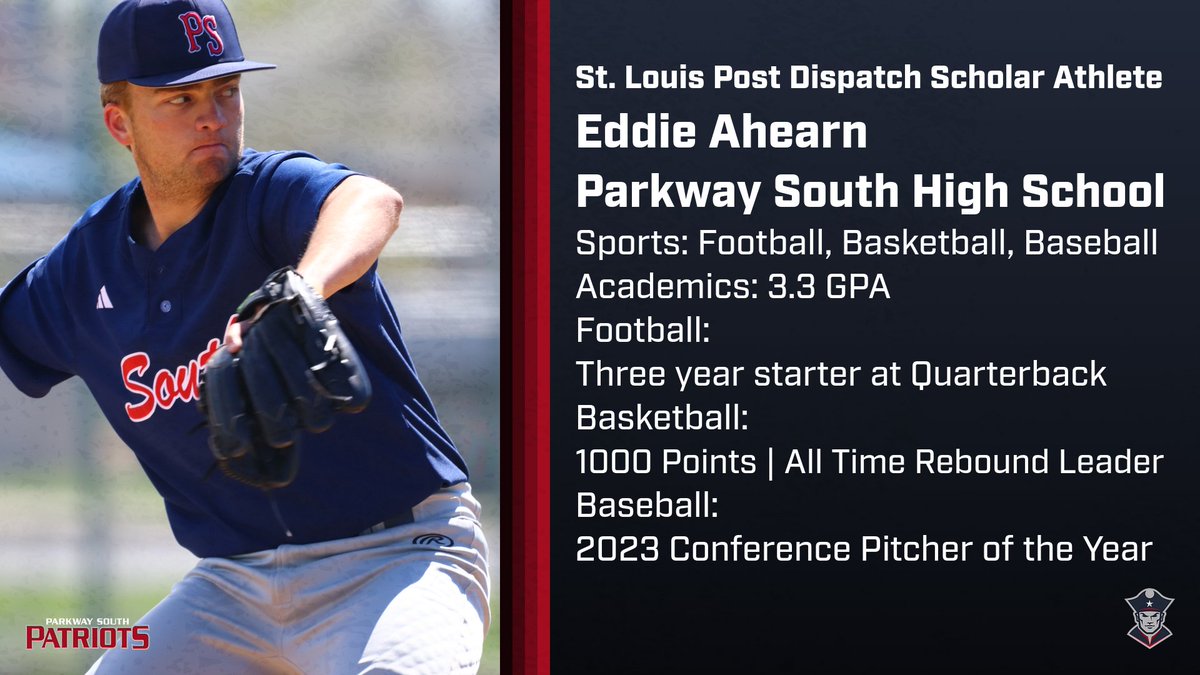 Three sport athlete who is well deserving of this honor.  Congrats Eddie.