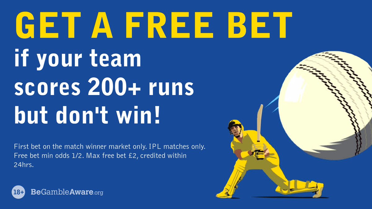 We’ve really knocked it out the park with our IPL offer... We’ve given money back as a free bet TWICE in the last two days, thanks to our ‘runs relief’ offer… Get in on all the action 🏏 fitzdares.com/offers/ipl-run…