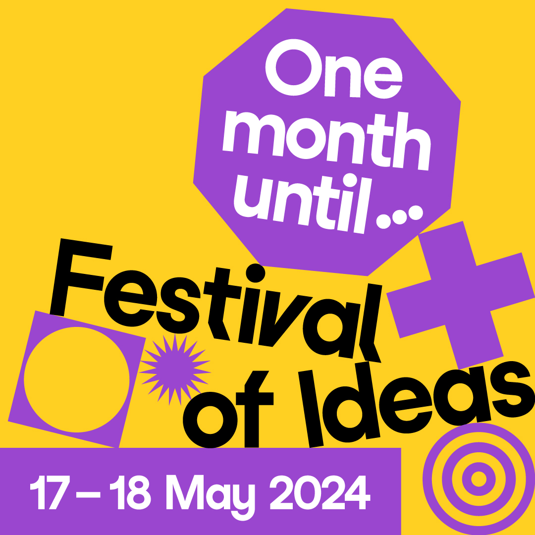 🌟 Exciting News! The countdown to Festival of Ideas has officially begun! 🎉 From a pop-up planetarium, to film and TV studio visits, interactive workshops, and insights from industry leaders — there's something for everyone! #HertsIdeas