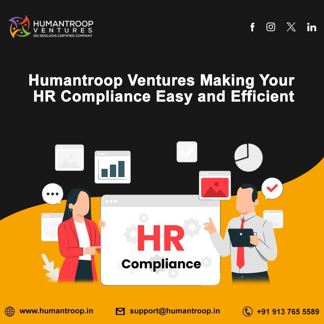 Our Expert HR Term are available to help your organization  for all Compliance & Statutory Fulfilments. Consult Us FREE 
.
.
.
.
#humantroopventures #hrservices #hrcompliance #statutorycompliance #hrconsultant #complianceserviceprovider #hrbestpractices #hrpolicies #hrconsulting