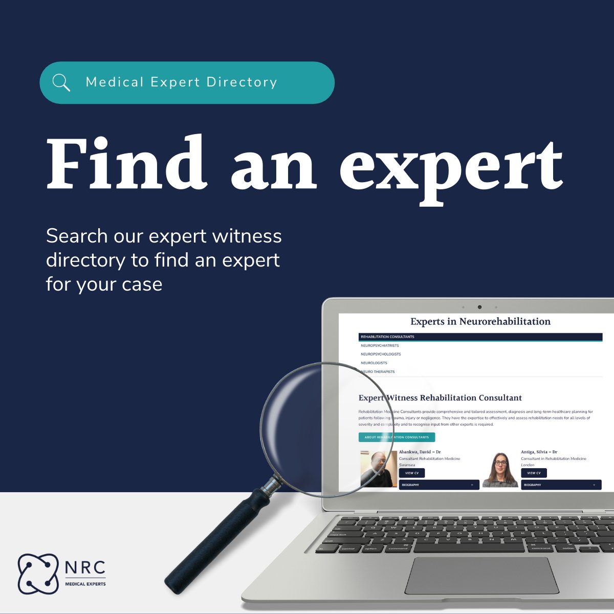 🔎 Looking for the right medical expert witness for your personal injury or serious injury case? NRC Medical Experts provides a comprehensive directory with 40+ experienced consultants and therapists specialising in #neurorehabilitation. 
🔗 nnrc.org.uk/expert-directo… #ExpertWitness