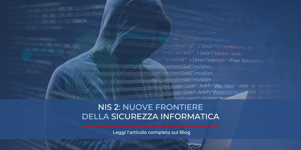 enetworkssrl's tweet photo. 🛡️ Scopri le nuove frontiere della Sicurezza Informatica con la direttiva #NIS2! Possiamo essere il partner strategico per proteggere il tuo #business! 🔒

👉Leggi l'articolo completo sul nostro blog: https://t.co/M1FI6NTpmt

#eNetworks #eNetworksCyber #cybersecurity https://t.co/ycTJrL2wvt