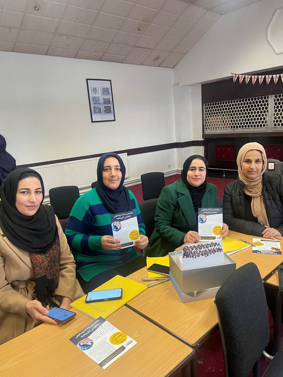 Answer Cancer had a wonderful session with a ladies group this week, amongst which were English learners of Kurdish background. Having the AC leaflets in the Kurdish language was a great resource and helped to start conversations about the importance of Cancer Screening.