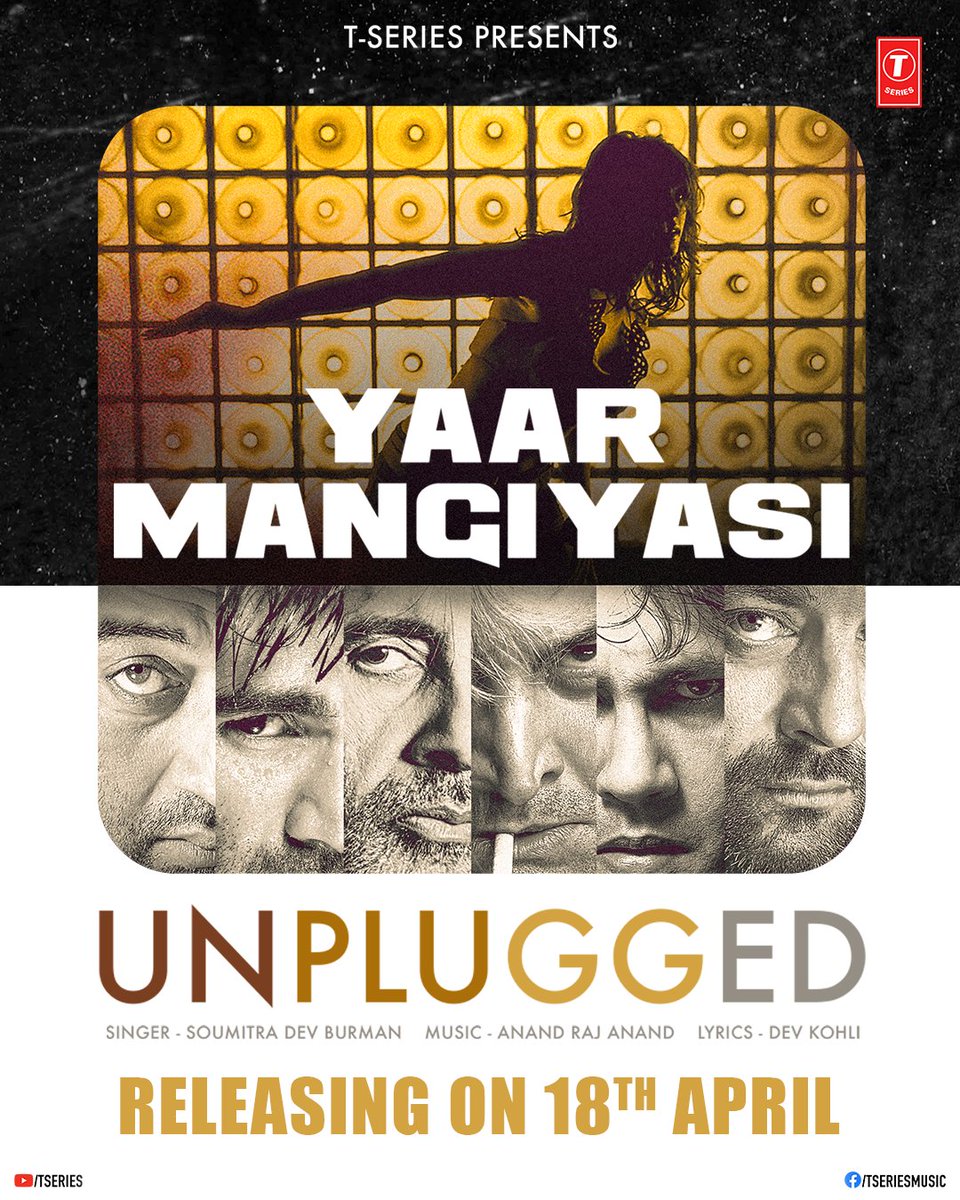 Get ready to feel the raw emotions with #YaarMangiyasiUnplugged ✨🎶 Releasing on 18th April #tseries @soumitradburman #AnandRajAnand #DevKohli